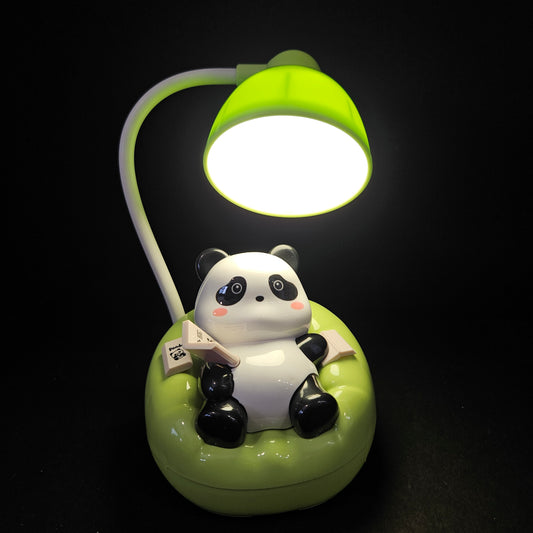 Sleeping Panda night Lamp with 360 degrees angle adjustable lamp,type c chargeble & cellphone mount