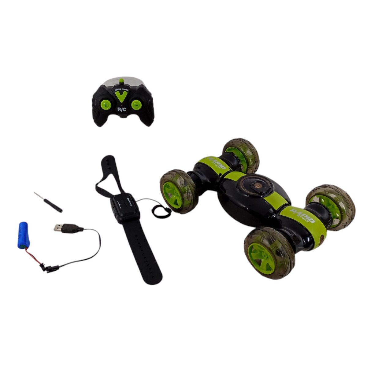 Multifunction RC racing Stunt car & hand sensor with lights & music car for kids