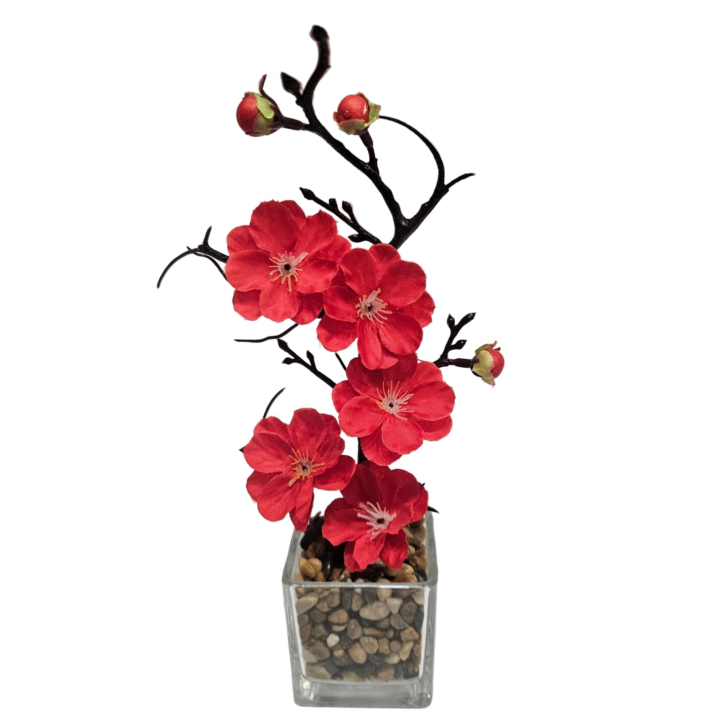 Artificial Plum Flower Sushi Plate Decoration Sashimi Serving Plate Ornament for Home Japanese Party Botanical Decor Plant Decor