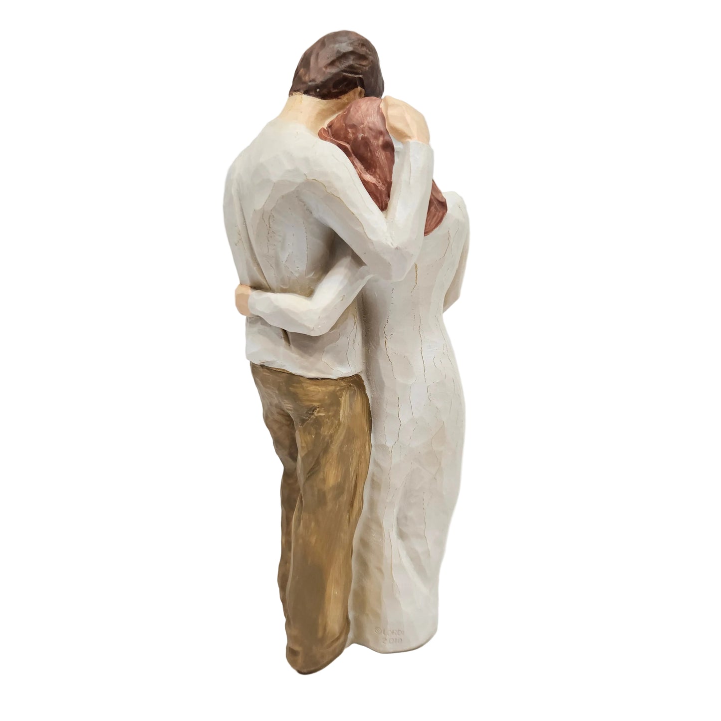 Willow Tree "Our Gift" figurine hand-painted resin couple embracing to celebrate new beginnings showpiece Figurine