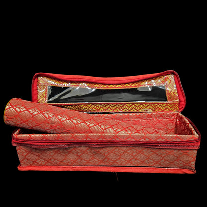 Bracelet & Bangles Organizer Dot Print Transparent Chudi Organizer|Storage Box for Watches|Necklace