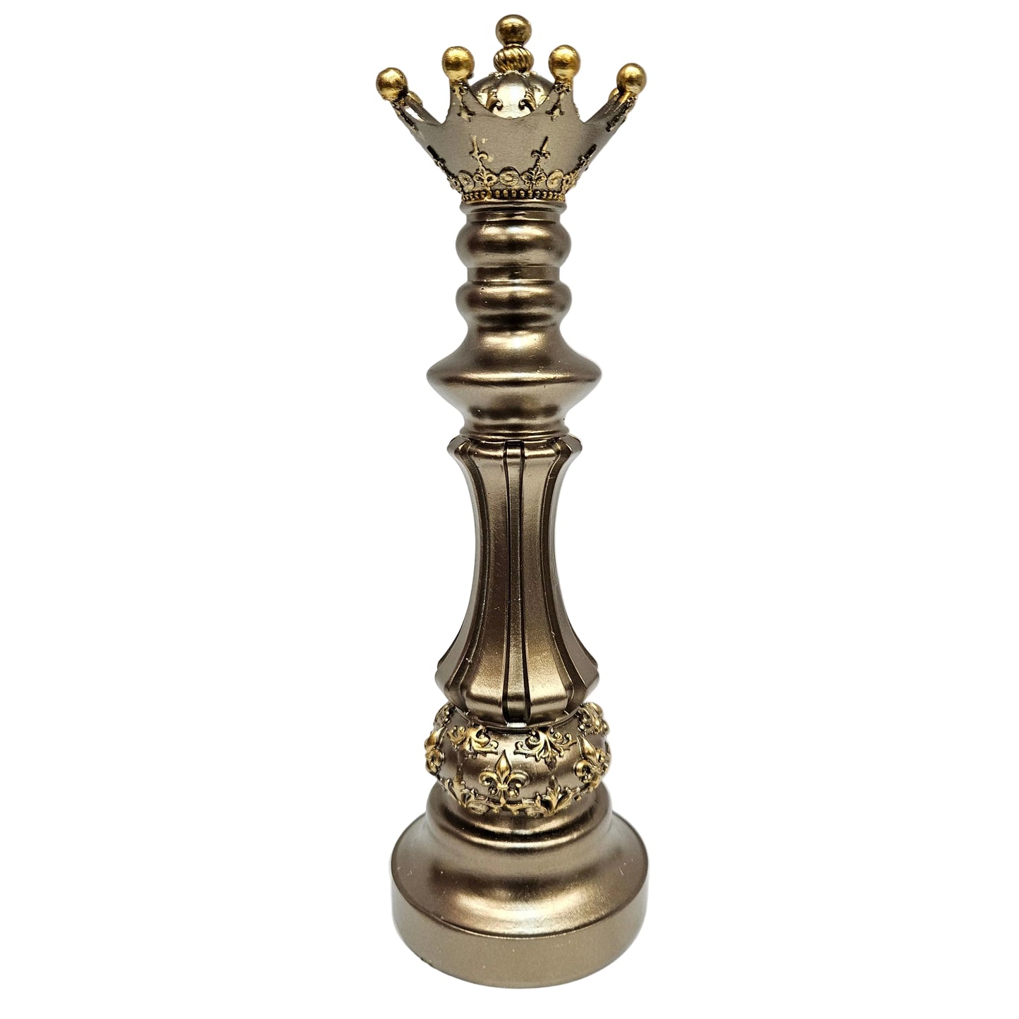 Large decorative queen chess piece showpiece, designed as a luxurious tabletop accent for home or office decor