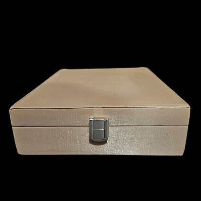 Jewelry Box Organizer for Women Large Leather Jewelry Storage Case Travel Jewel Holder with Two Layers Display for Necklace Earrings Bracelets Rings