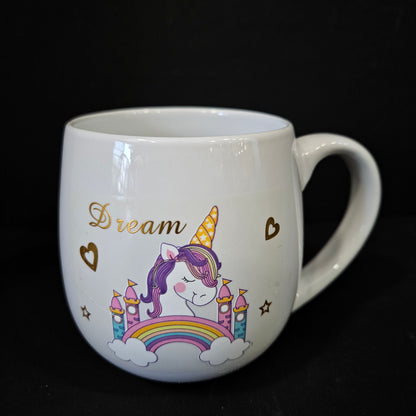 Unicorn Dream character printed Ceramic mug