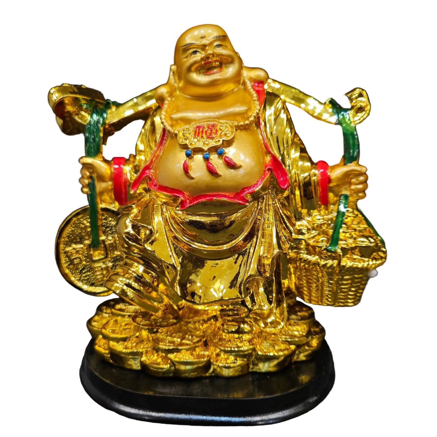 Laughing Buddha Polyresine Feng Shui|Show Piece|Gift Item |Vastu|Decorative Showpiece for Home Décor|Office Desk Table