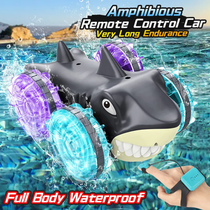 Shark Amphibious car with 360 degree rotation full function with cool Light for Kids 6 years above
