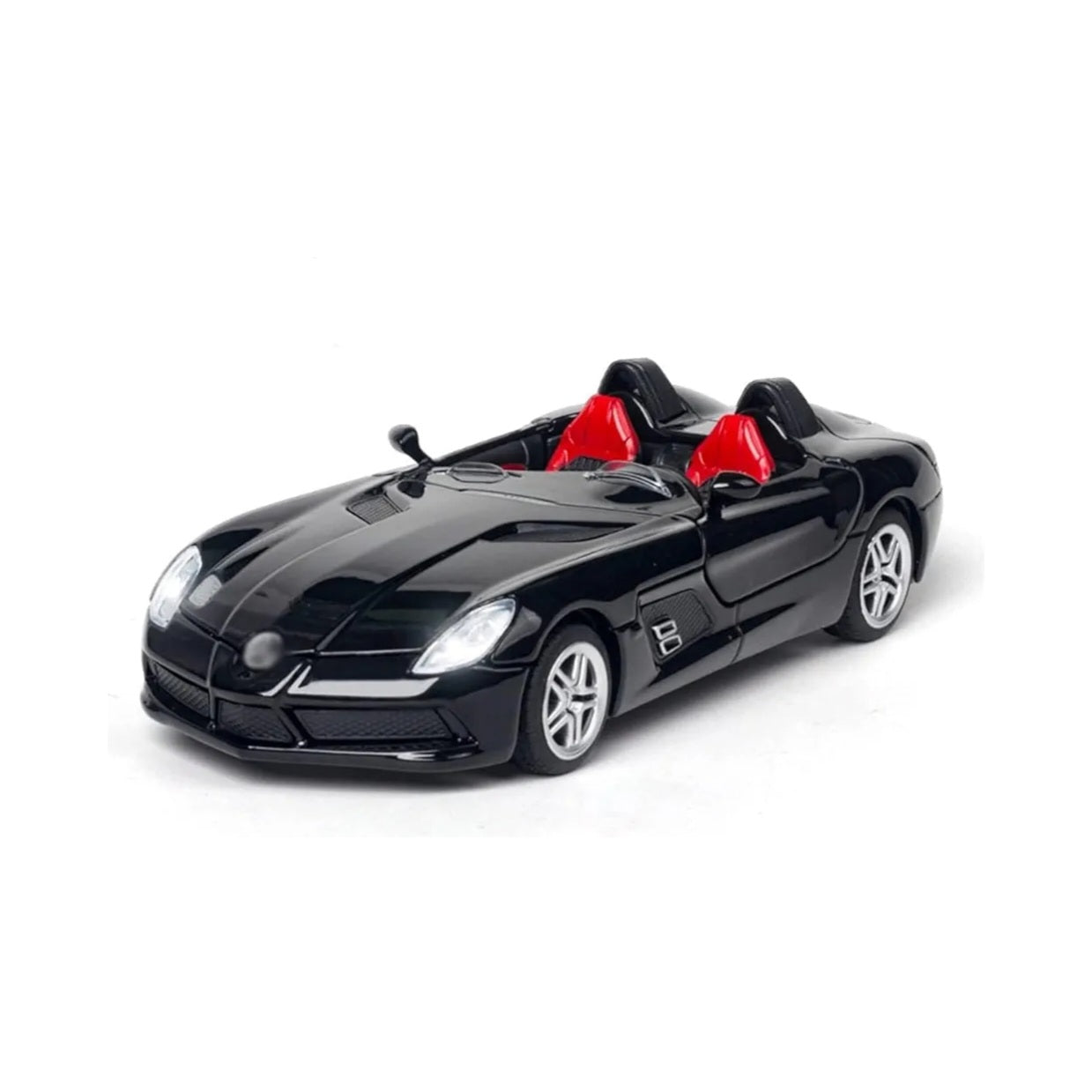 Mercedez Maclaren SLR Coupe die cast Metal car 1:32 Scale Model with Light & Music(Engine Sound) for Kids and Adults Open Hood