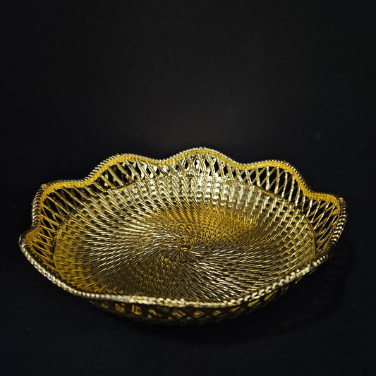 Golden Hamper Basket Vanity Tray Decorative Baskets for Home