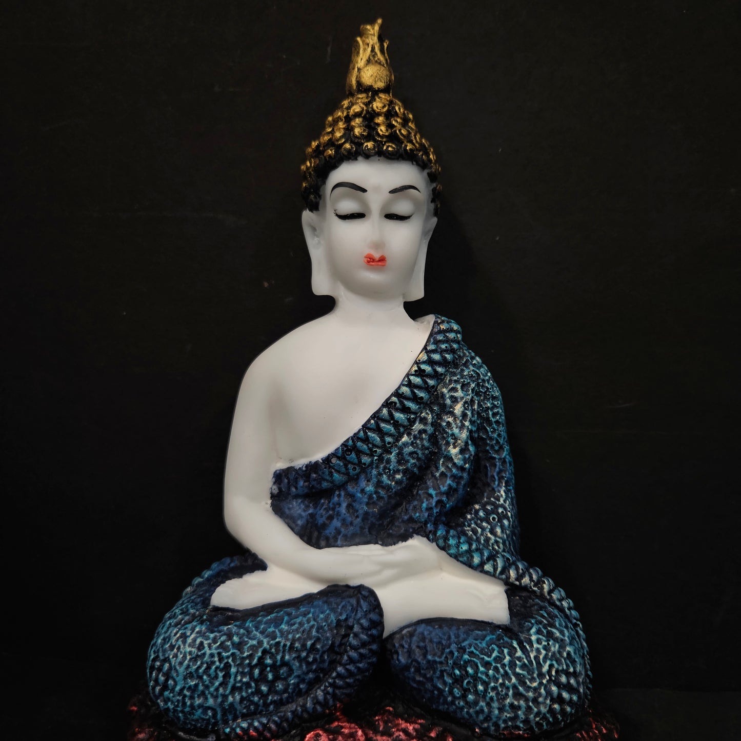 Polyresin Sitting Buddha Idol Handcrafted Statue Showpiece for HomeDecor,Living Room Decoration Gift Items