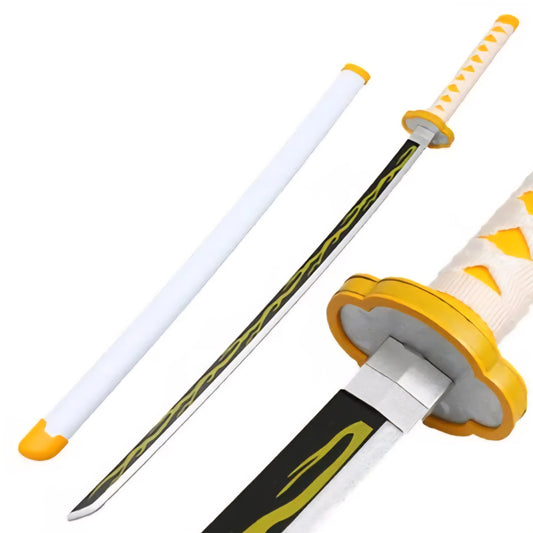 Zenitsu KATANA Halloween Prop Anime Cosplay Sword,Demo Fantasy Xmas Birthday Gifts