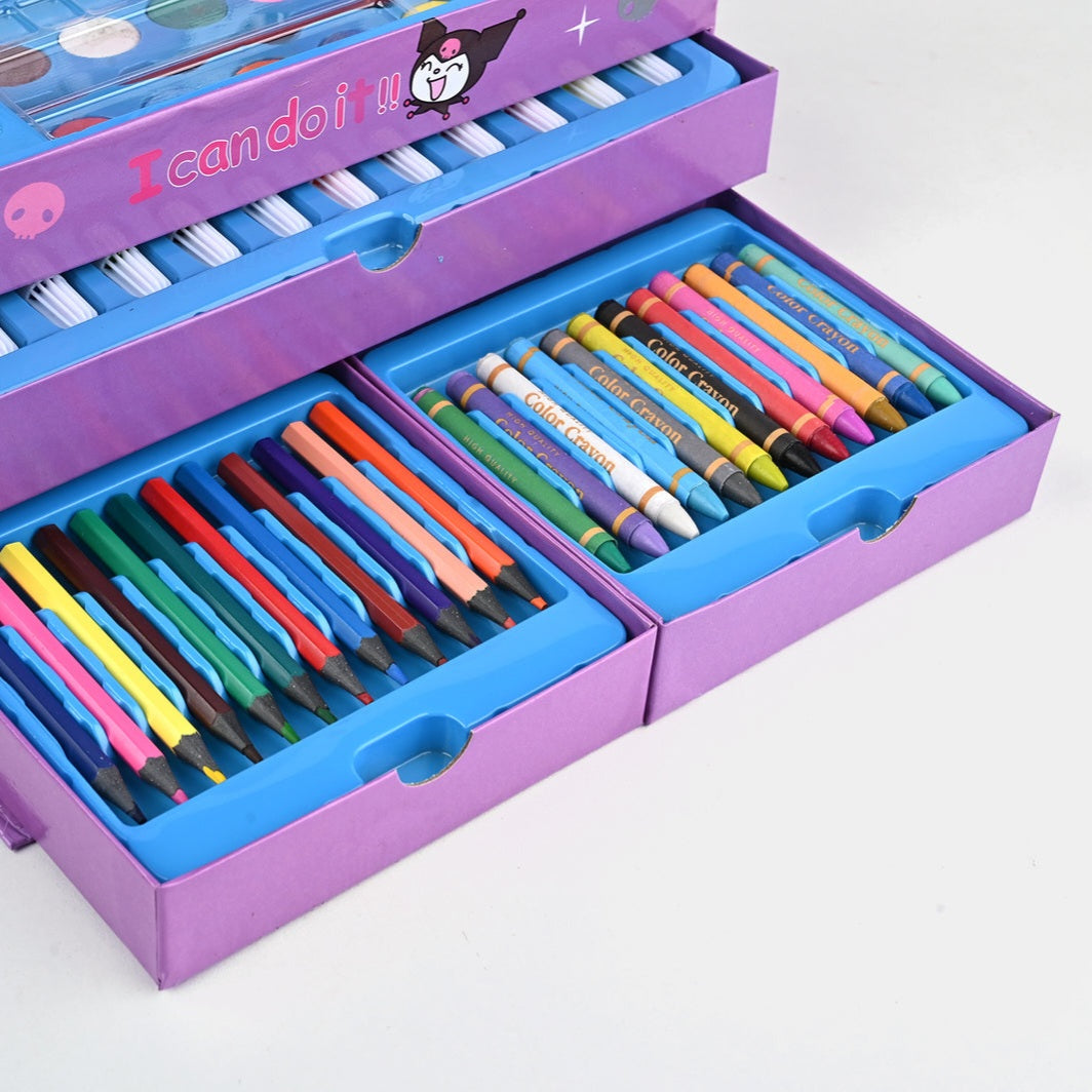 Kuromi Character Theme Color Kit for Kids 54Pcs