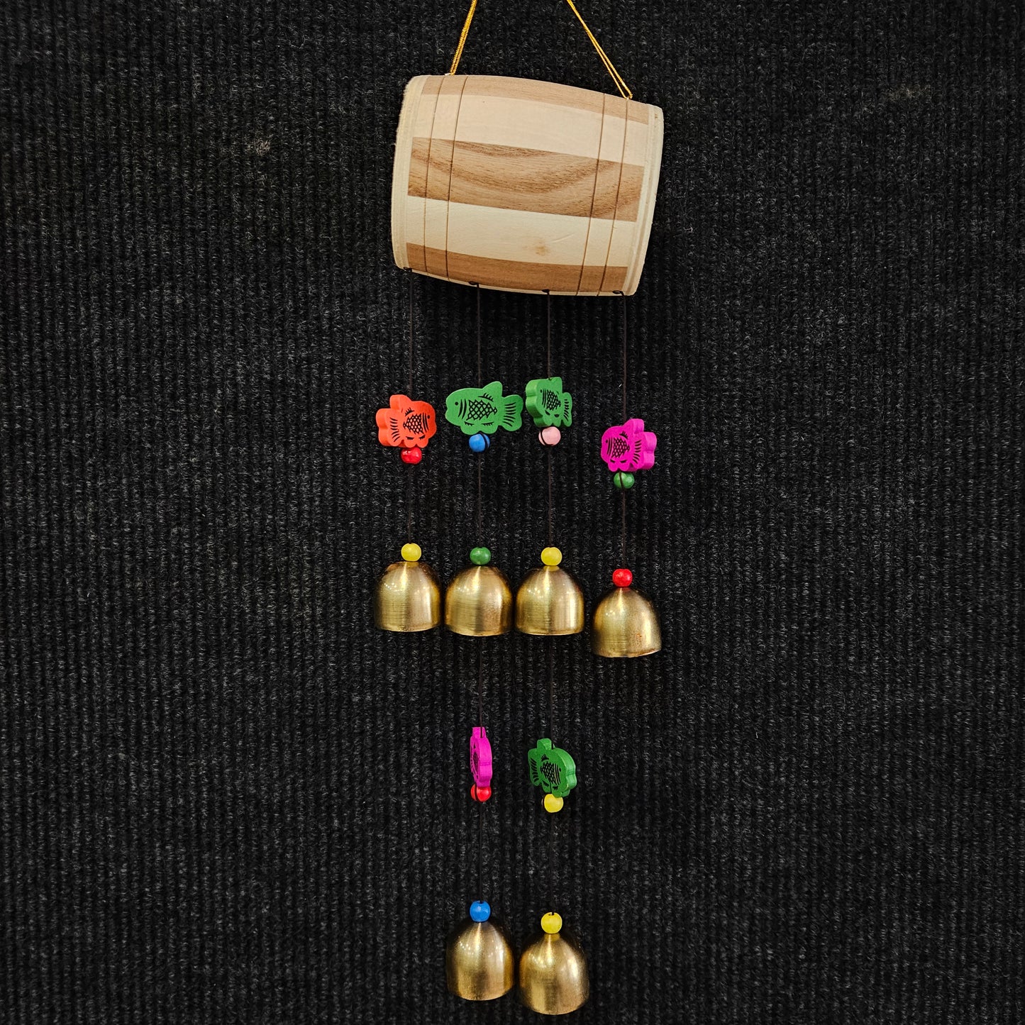 Wooden Barrel Shui Home Positive Energy Good Sound Vastu Windchime