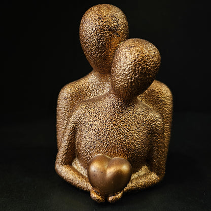 Happy love couples with heart hold posture showpiece Figurine for couples gifting,Anniversary gifting