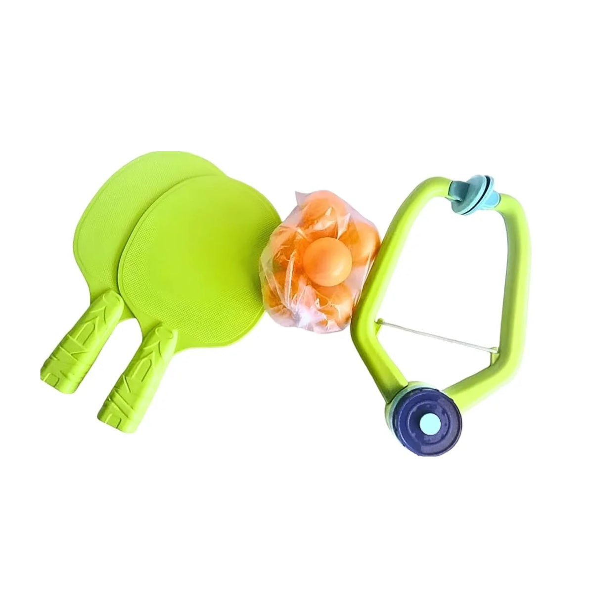 Kids Hanging Tennis Ball Game Set with Paddles, Indoor Outdoor Sports Training Toy