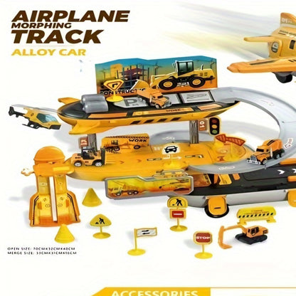 2 in 1 mode Alloy assemble Air Morphing with 50pcs kit set with different themes