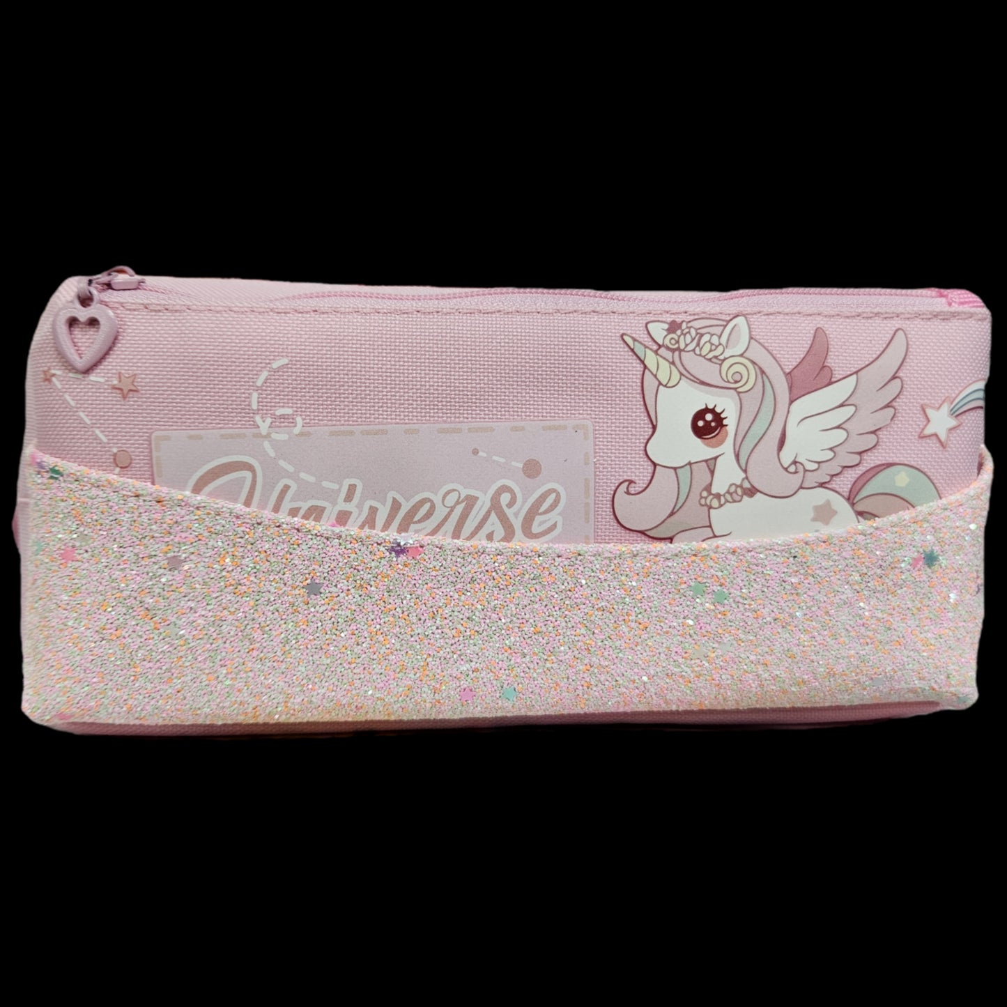 Unicorn Themed portable stationery pouch for kids