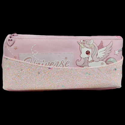 Unicorn Themed portable stationery pouch for kids