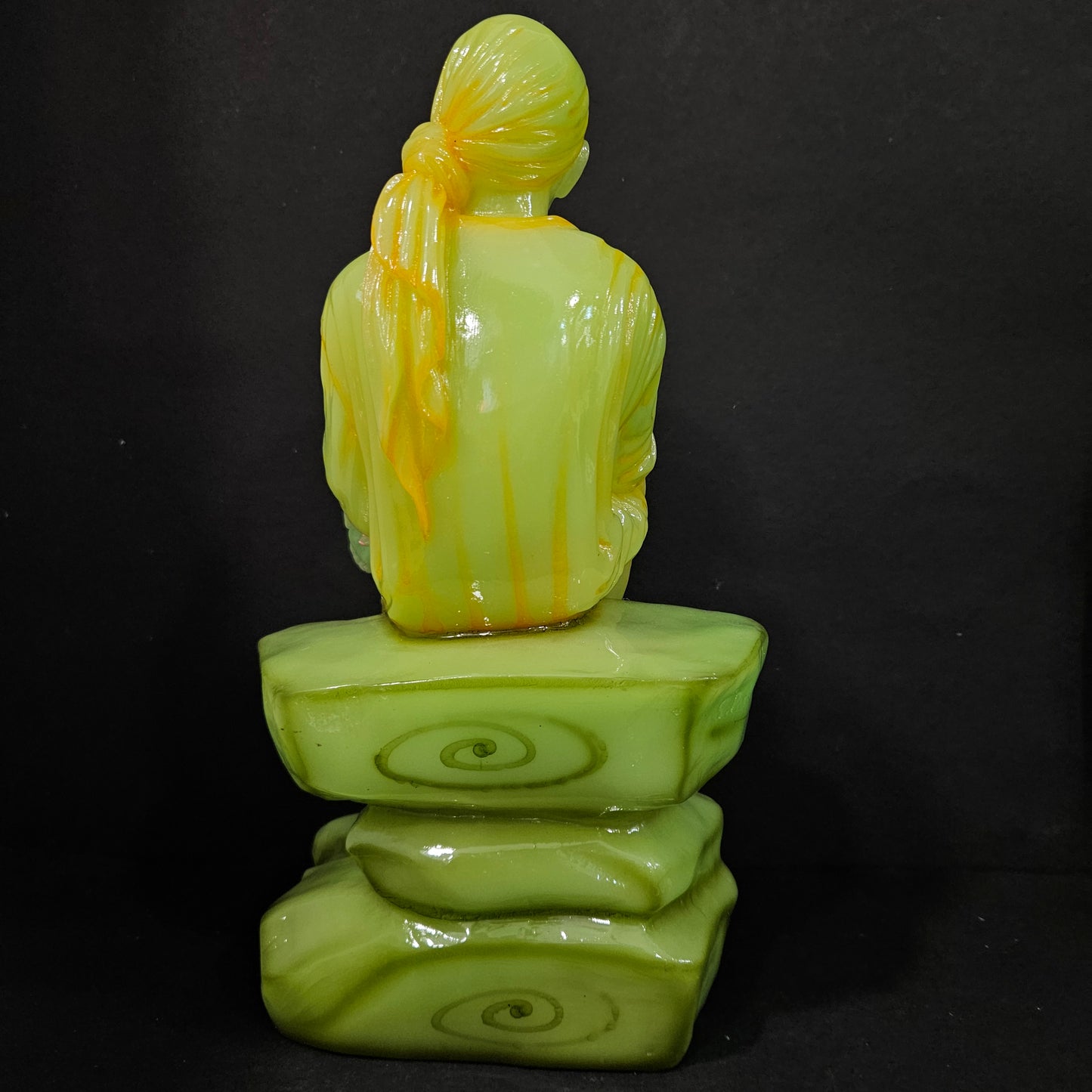 Radium Marble Sai Baba Statue Decorative Showpiece for home decor