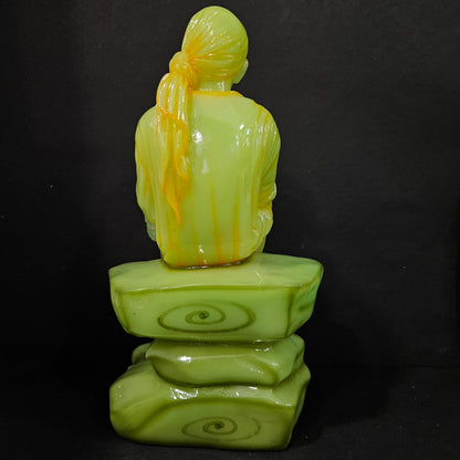 Radium Marble Sai Baba Statue Decorative Showpiece for home decor