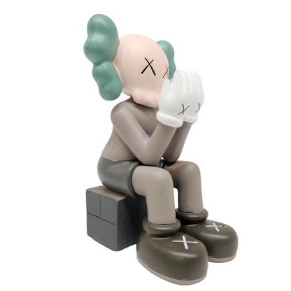 KAWS Lying Down Prototype Companion Collectible Showpiece Figure, Brown