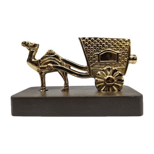 Camel with cart table top decorative set adds vintage flair Showpiece Figurine
