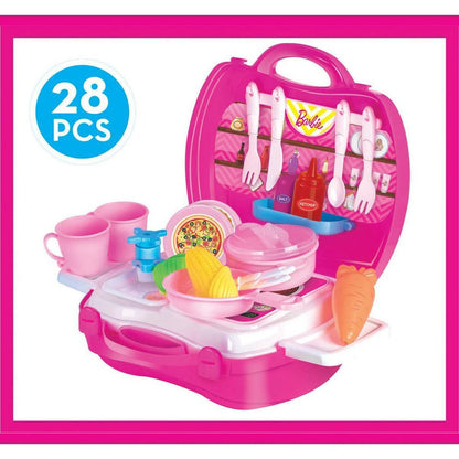 Itoys Suitcase Kitchen Set Barbie
