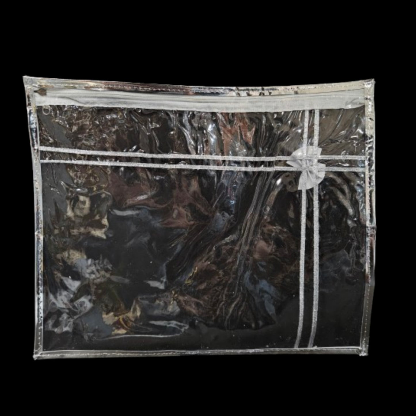 Transparent Zipper Saree storage bag