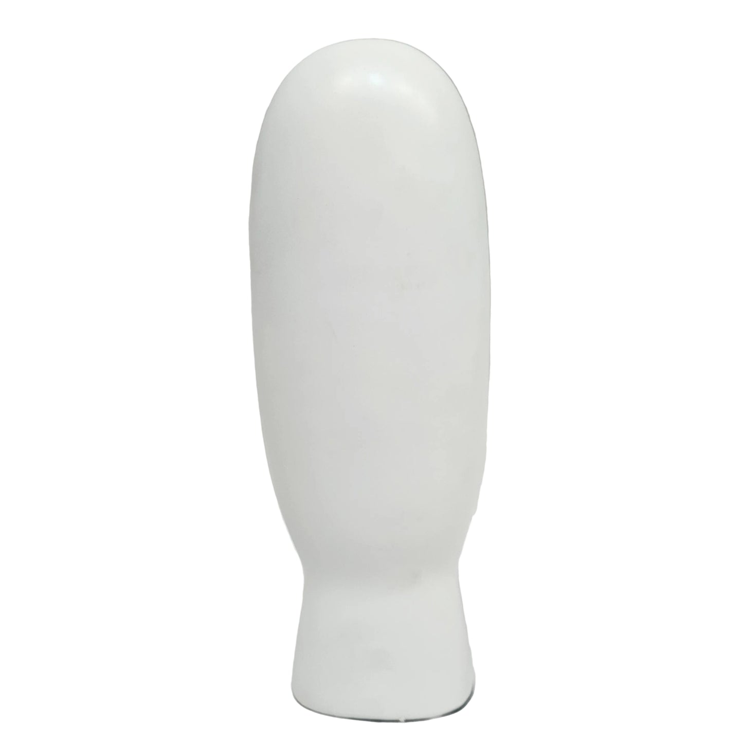 Matte White Face Wall Sculpture features a minimalist design with a sleek, matte glaze finish Showpiece Figurine