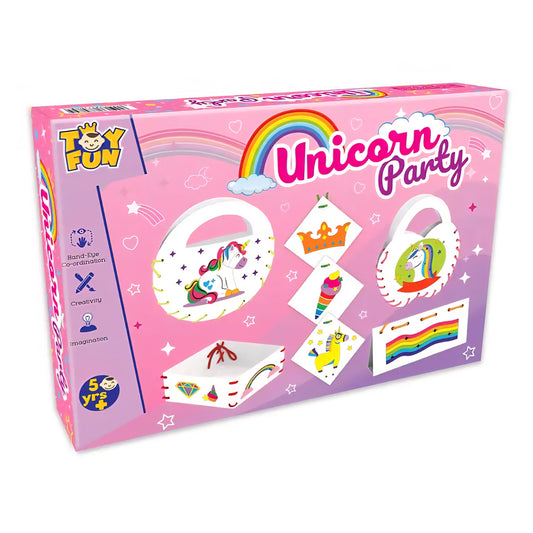 Unicorn party hand to eye coordination creativity imagination for 5 years above age old