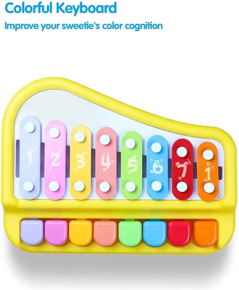 Beautiful melody xylophone Bl. Music learning tool, hand-eye coordination development, memory training.