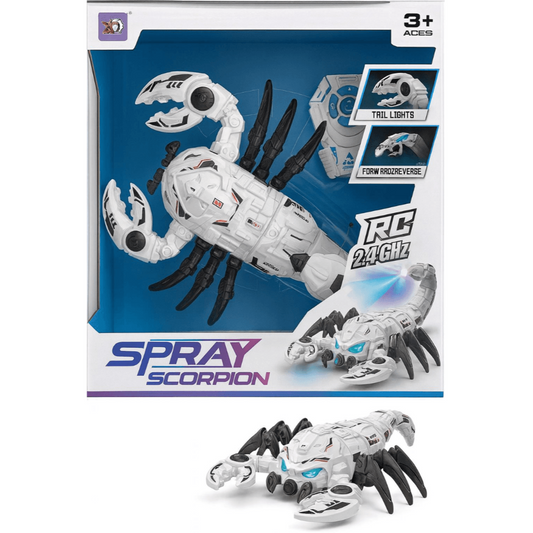 Robotic spray Scorpion Remote Control with Light,Smoke and Sound