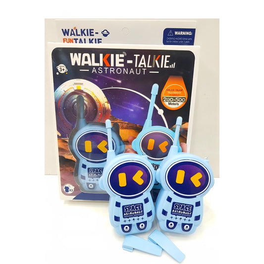 Premium quality walkie talkie 500 mtrs range. Character available Unicorn Space