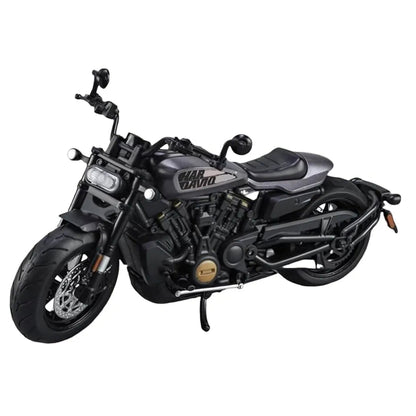 Die-Cast Bike Model with Realistic Detailing – Premium Metal Motorcycle Toy for Kids & Collectors – Side Stand & Free-Roll Wheels