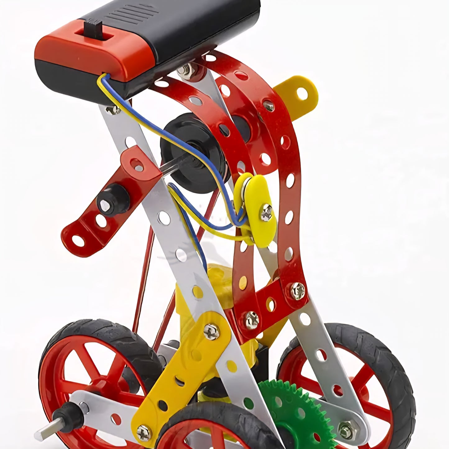 Baby Smiles MECHANIIX ROBOTIX 1 Engineering System for Creative Kids from Age 8+, in Box 114 Pieces Including High Powered Motor and Gear System