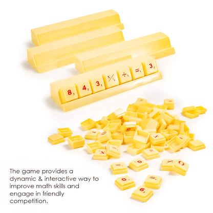 Ratna's Mental Maths Junior Board Game, Educational Crossword Game with Numbers, Family Games for Adults and Kids
