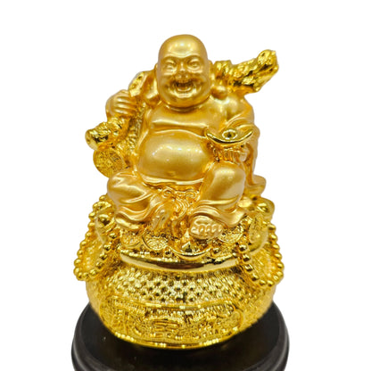 Laughing Buddha Statue for Money Vastu Feng Shui Item Decorative Showpiece