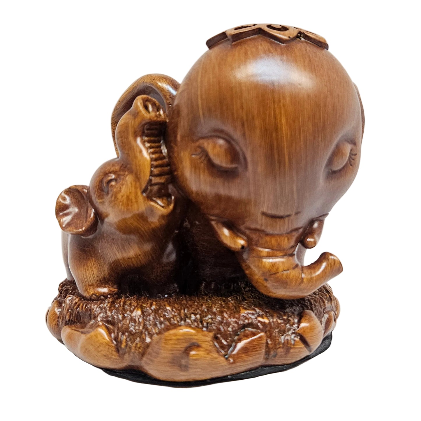 Elephant with Baby for Good Luck Positivity Home Decor II Showpiece II Figurine II Statue Living Room - Office - Table Top - Decoration & Gifting