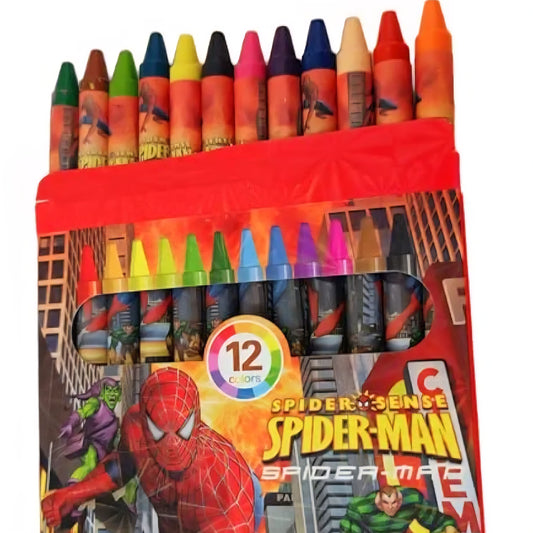 Spiderman edition Wax Crayons Set for Kid's Return Gifts