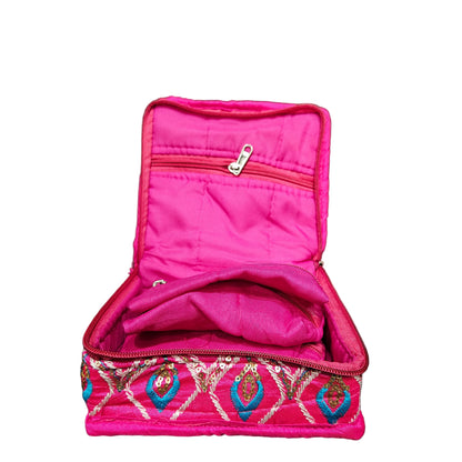 Pouches Brocade Design Jewelry Organizer / Jewelry Storage Bags for Necklace, Earrings, Rings, Bracelet