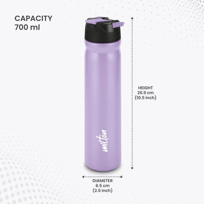 Max 800 Stainless Steel Bottle (Milton)Rust-free, easy to carry & convenient(700ml)