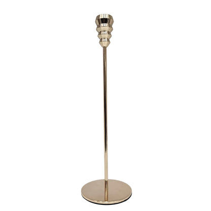 Golden Candle Holder  Multisized Candle Holders for Aesthetic Home Decor, Dining Table Decor, Bedroom Decor & Bathroom Decor - Great for Christmas Gifting & More