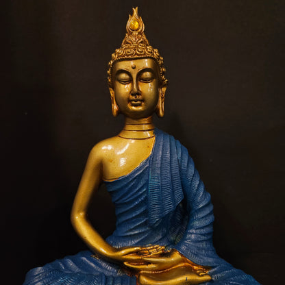 Lord Buddha with attractive stones designe sitting for home & Pooja room decor