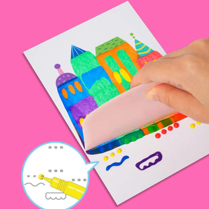 Rainbow squeeze art perfect for kids return gifting