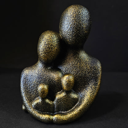 Happy 4members family Showpiece Figurine for couples gifting,Anniversary gifting