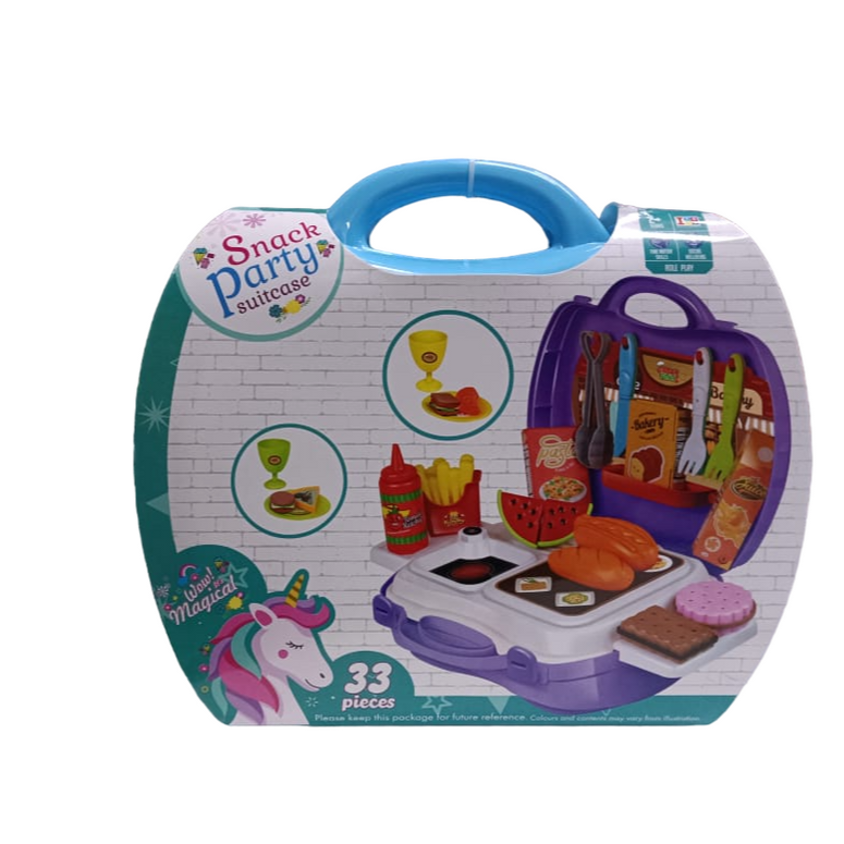 Itoys Snack Party Set Suitcase - Unicorn