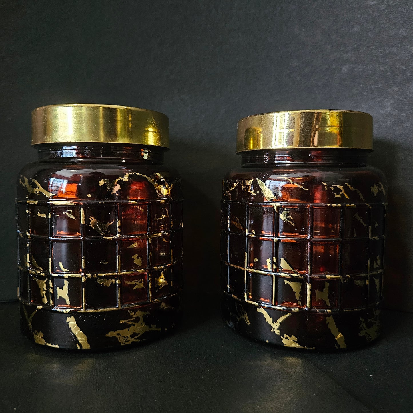 Shelly glassware Beeta 2 pieces glass jar set with Lid for groceries storage purpose