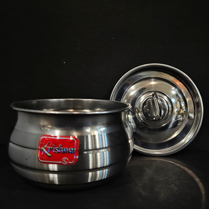 Stainless Steel Round storage box lid perfect for Return gifting purpose