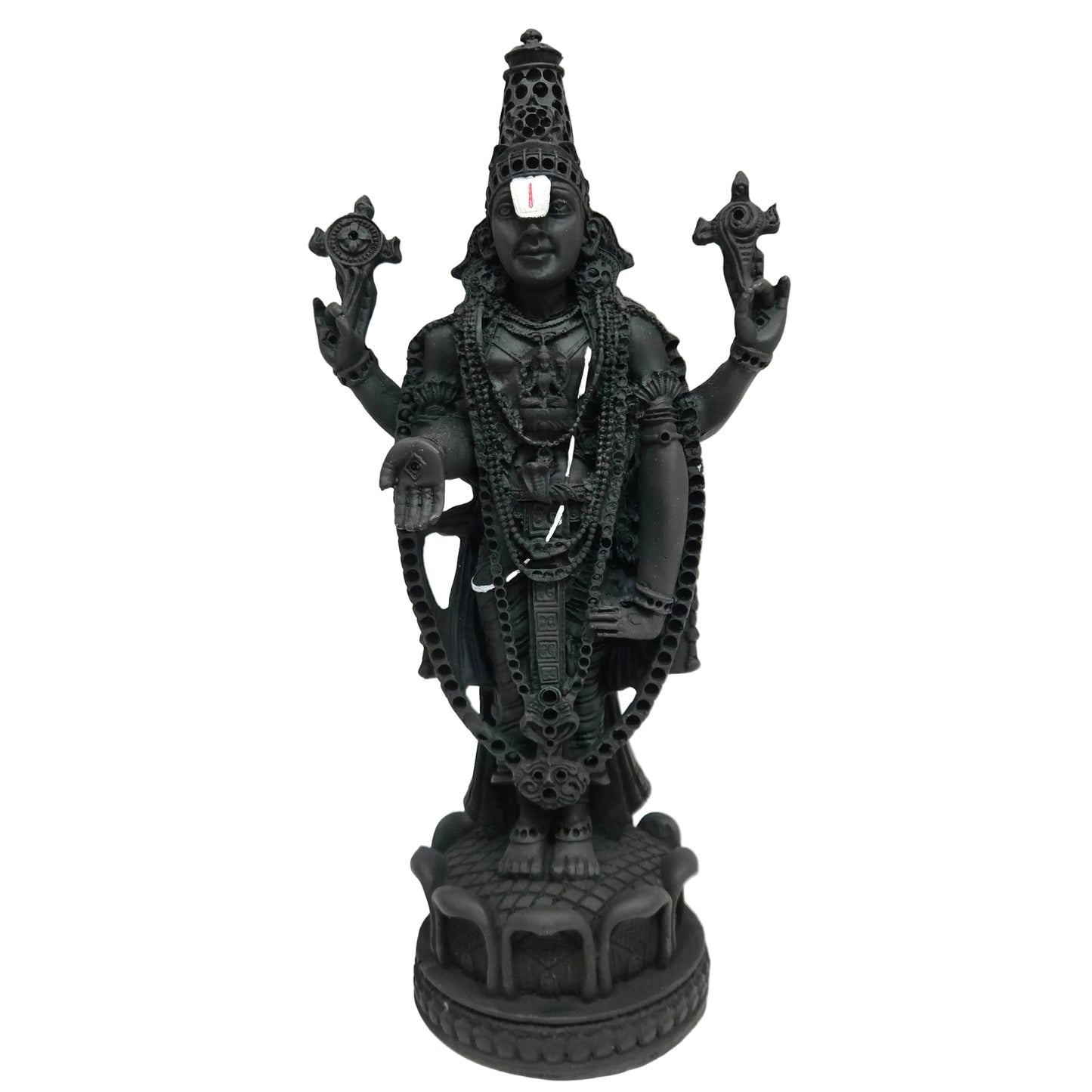 Lord Venkateswara Idol Tirupati Balaji Statue Lightweight Spiritual Home and Office Decor Figurine with Traditional Detailed Carvings for Puja and Gifting
