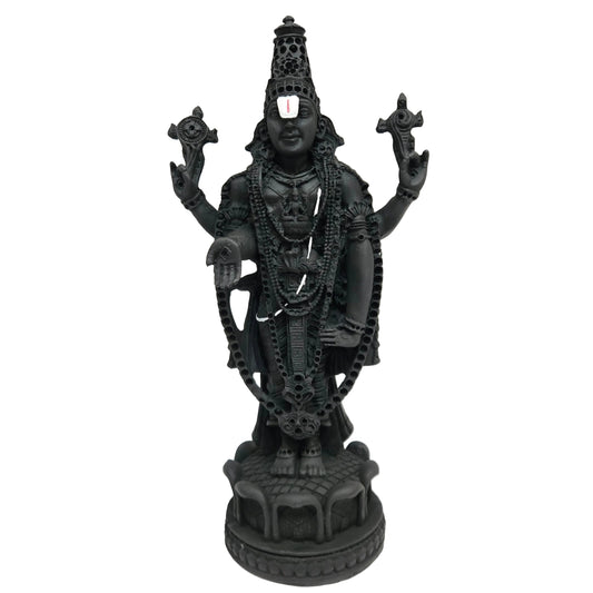 Lord Venkateswara Idol Tirupati Balaji Statue Lightweight Spiritual Home and Office Decor Figurine with Traditional Detailed Carvings for Puja and Gifting
