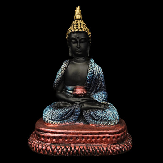 Polyresin Sitting Buddha Idol Handcrafted Statue Showpiece for HomeDecor,Living Room Decoration Gift Items